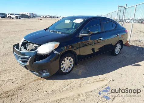 2012 Nissan Versa 1.6 Sv z USA, uszkodzony, nr VIN 3N1CN7AP5CL904858